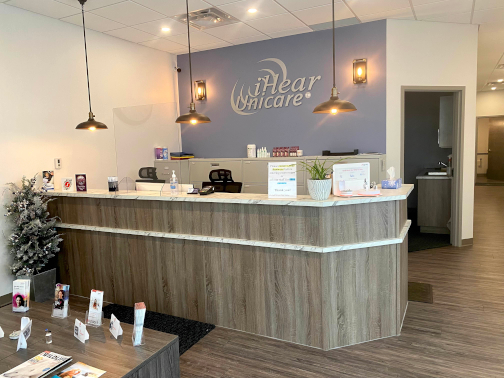 Stony Plain Hearing Front Desk